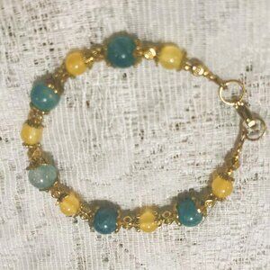 NWT Handmade Aventurine & Citrine Bracelet – British Columbia Colors